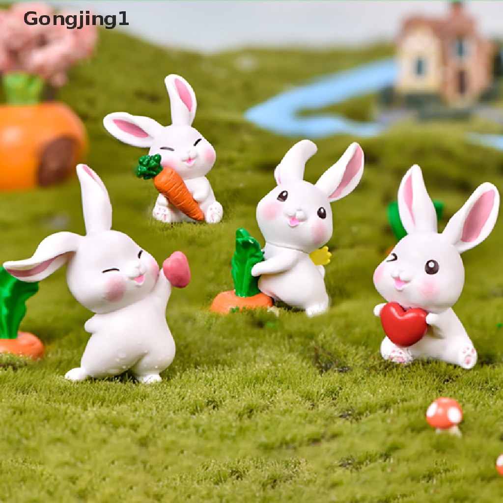 Gongjing1 Miniatur Kelinci Untuk Dekorasi Taman Minifairy Gardenrumah Boneka