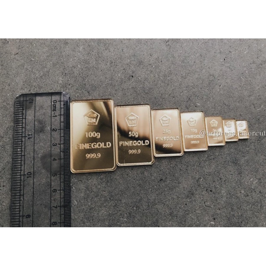 Tiruan Logam Mulia 1 gr / Dummy / Replika Emas Antam Logam Mulia