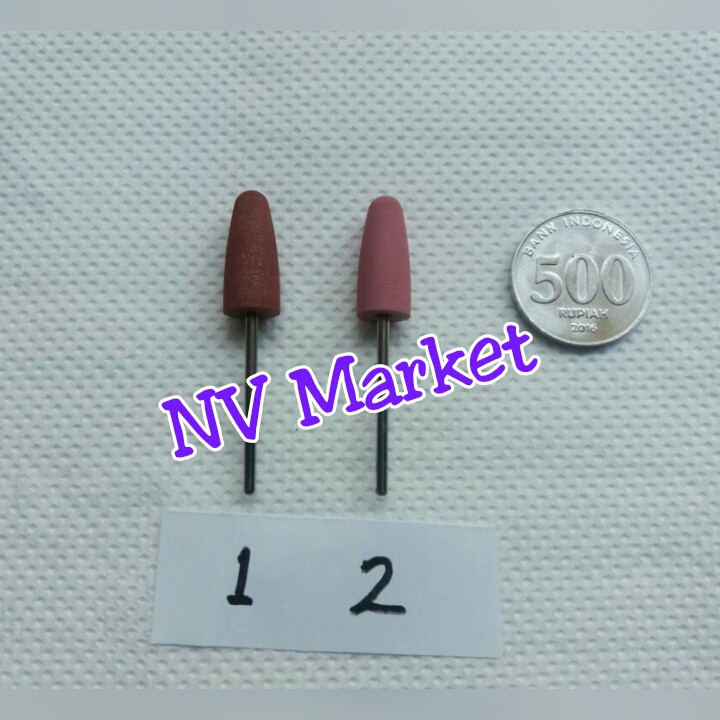 Bur Rubber Besar / Poles Acrylic