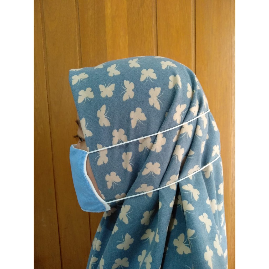 Masker mulut Hijab jilbab ISI 12 pcs