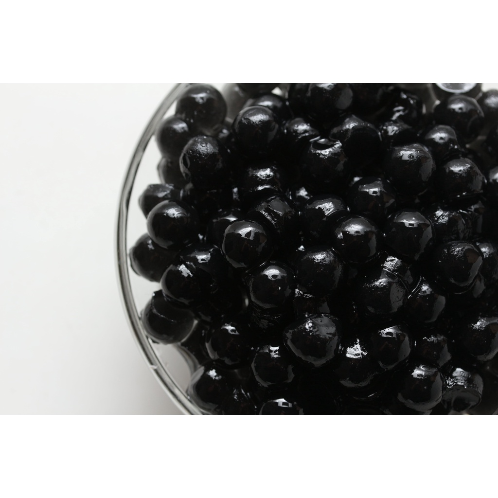 JELLY BOBA HITAM MINI / JELLY BUBBLE KRISTAL HITAM MINI @1000GR / @1KG - SIAP SAJI TIDAK PERLU DIMASAK