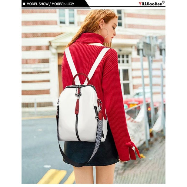 TAs Ransel Wanita Terbaru 2021 TAs Ransel Wanita TErlaris Bahan Lembut Tebal Tas Buat Laptop Tas Ransel Untuk Sekolah