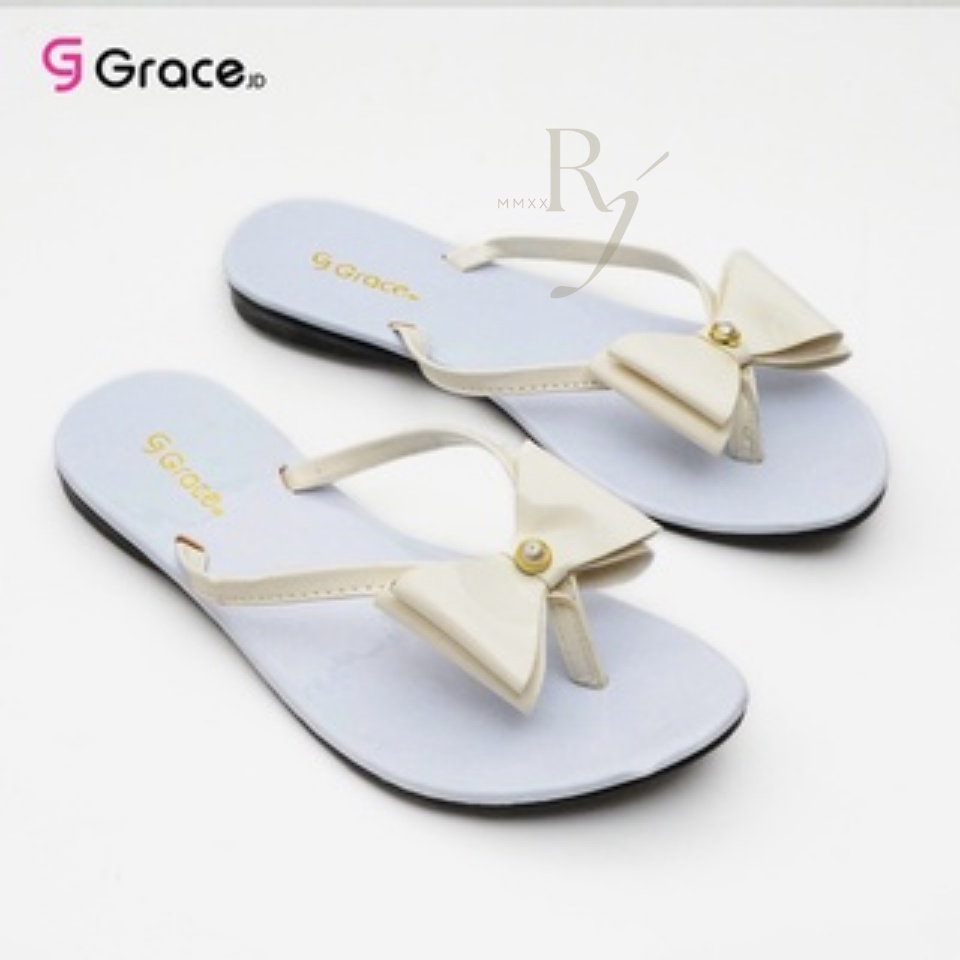 GRACE [DIANA 01] Sandal Jepit Slip Wanita Teplek/ Sendal Japit Pita Cewek / Sandal Japit Pita Hak 2 cm