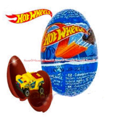 Zaini Hot Wheels Egg Chocolate 3pc Coklat telur Bulat Isi Mainan Mobil Hot well Zainy Hotwheel Cokelat Egg Mobil Cokolat Telor Hotwheels Car Eggs Cokolat