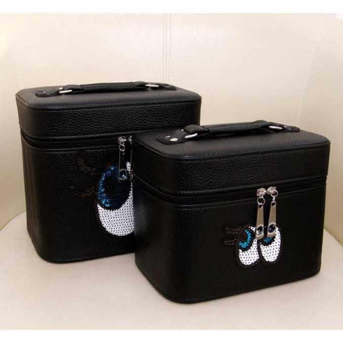 Tas Organizer Make Up Perhiasan Besar Wanita - CC-004 [Hitam] DealMedan