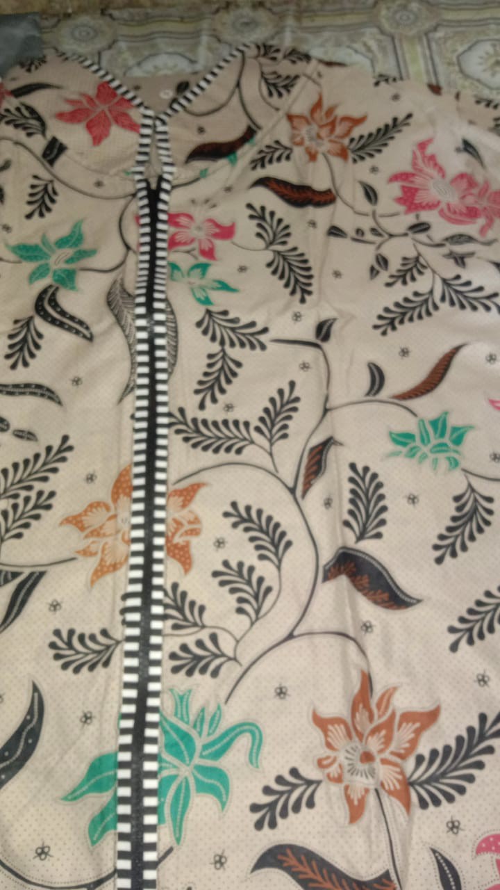 Tunik Batik Wanita Modern Terbaru Jumbo M L Xl Xxl Atasan Batik Wanita Seragam Murah Koleksibatik