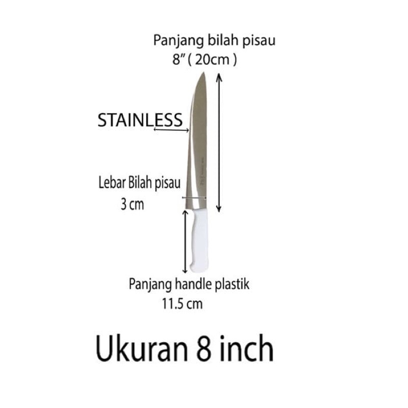 Pisau dapur stainless Tramontina