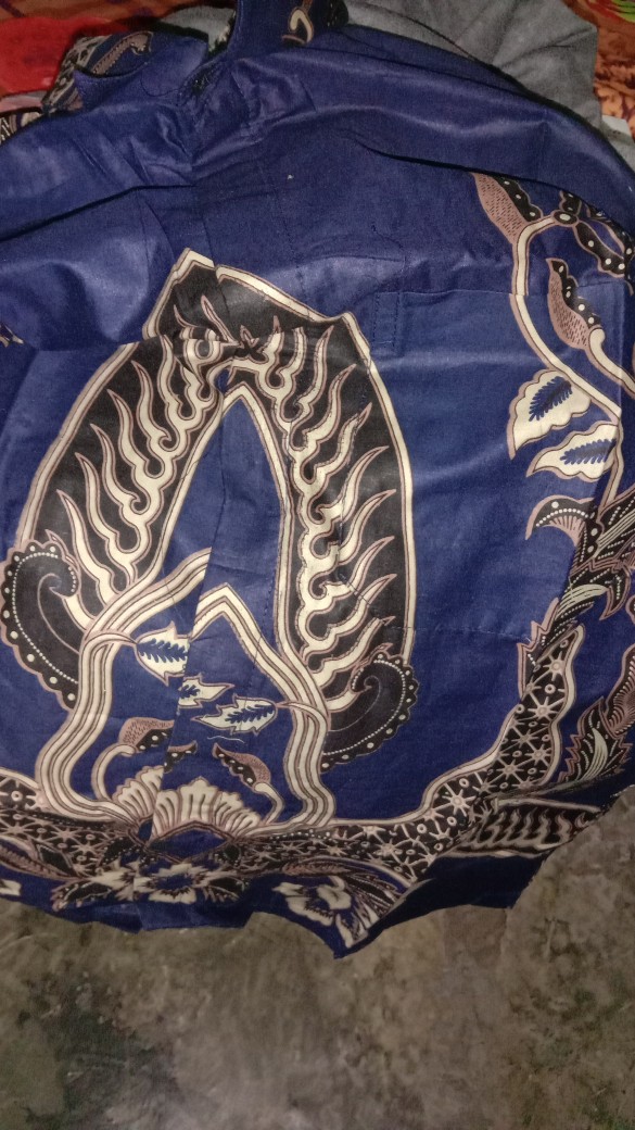 Kemeja Batik Spesial Navy / Batik Pria Lengan Panjang / Baju Batik Pria / Seragam Batik