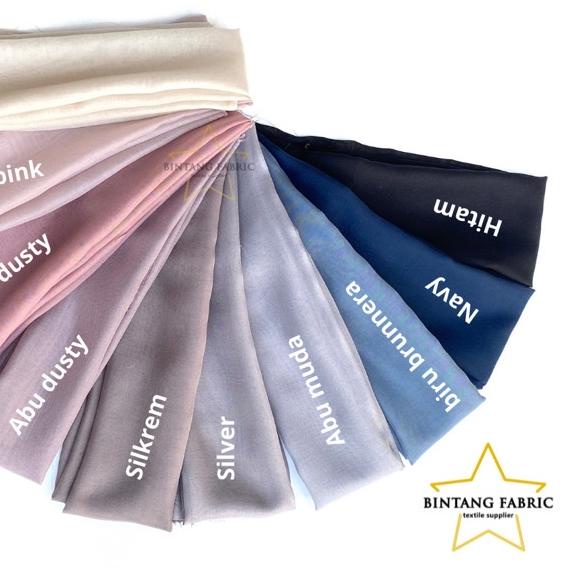 ➽ Bahan Kain Paris Premium Vienna Ultrafine Voal per 0,5 meter ♚