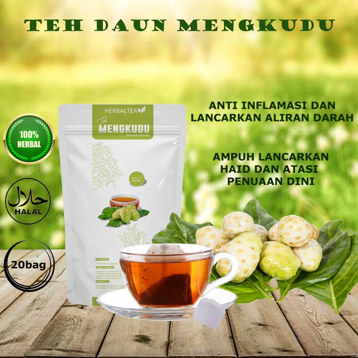 

TEH DAUN MENGKUDU TEH HERBAL 100% DAUN MENGKUDU ALAMI MAMPU MENCEGAH PENUAAN DINI ANTI INFLAMASI