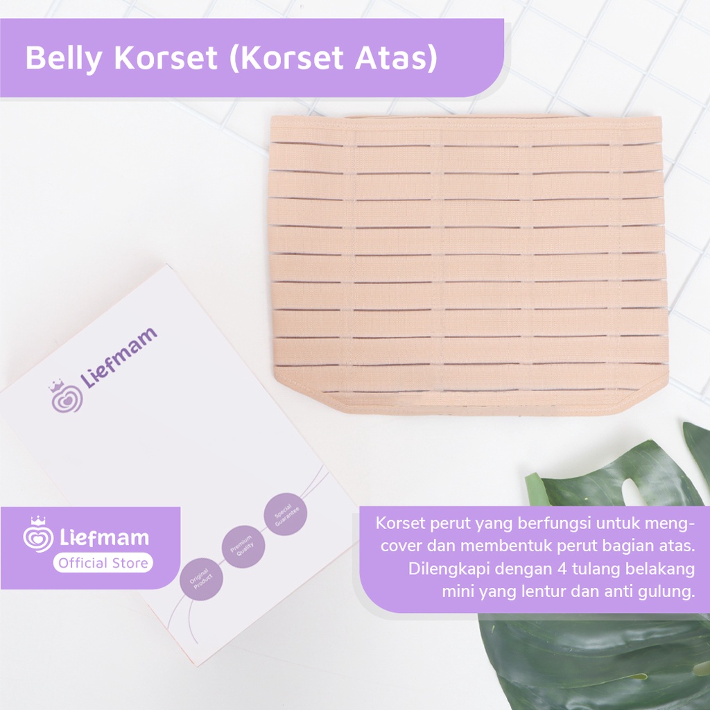 [M, L] Korset Postpartum 3 in 1 Liefmam (Zaraya) Original - Korset Peramping Pasca Melahirkan