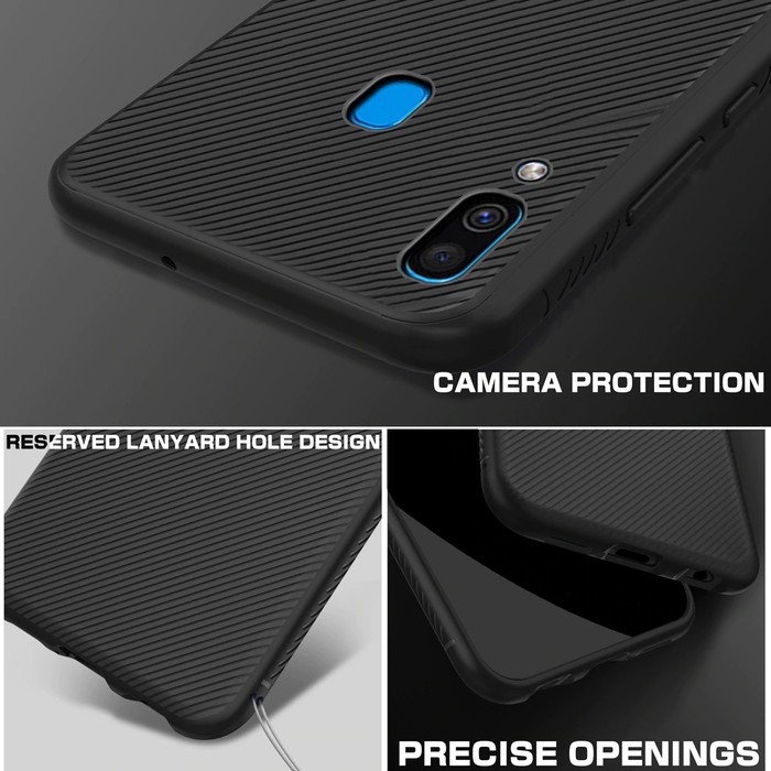 Vivo Y19 Soft Case Fiber Carbon