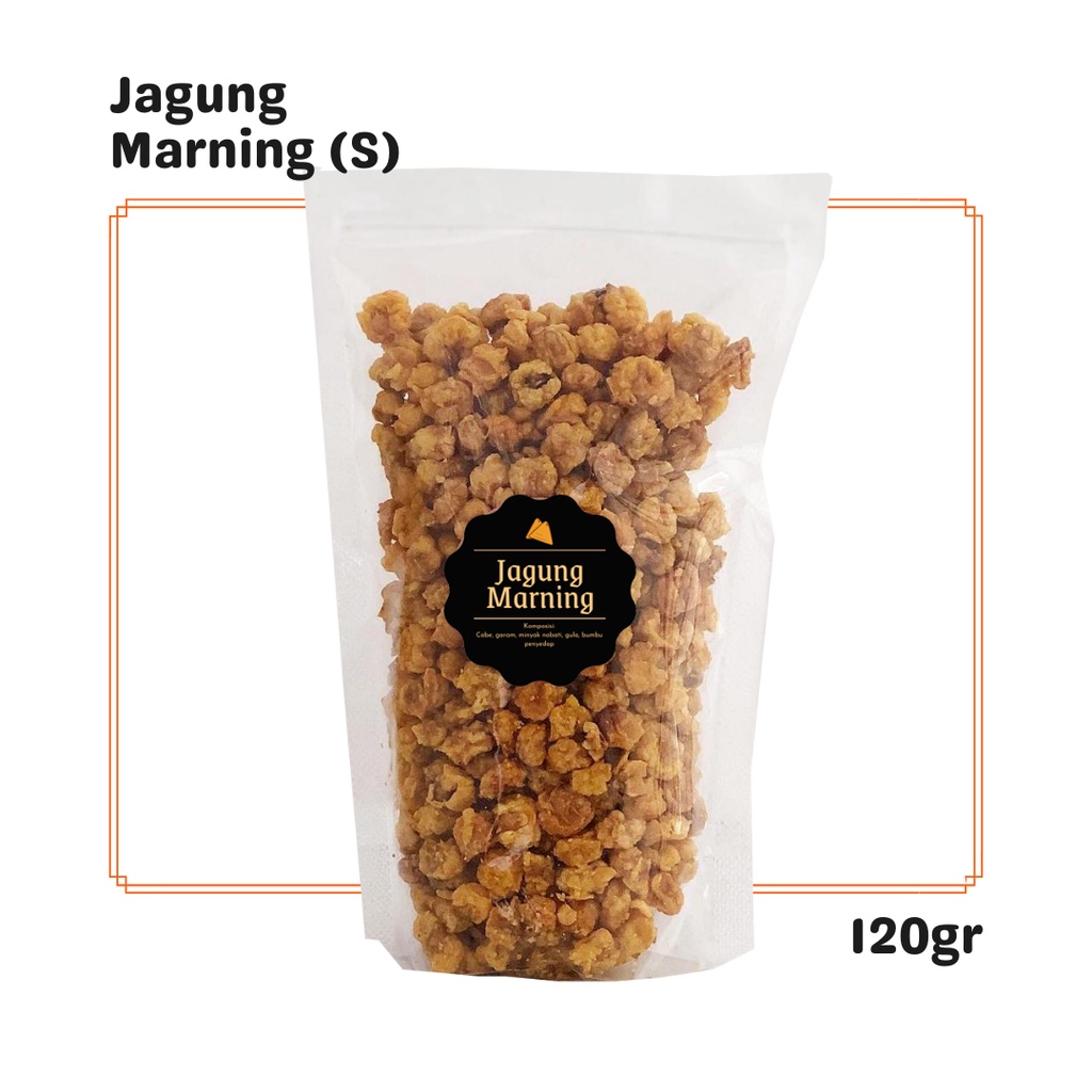 

Jagung Marning (S) 120gr / Popcorn / Snack Cemilan Camilan Pedas Manis