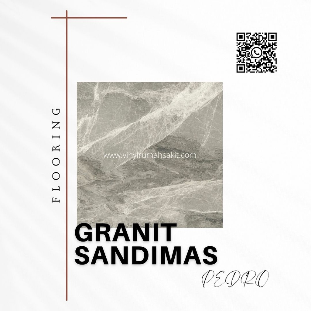 [PROMO] GRANIT LANTAI MOTIF MEWAH - SANDIMAS PEDRO 60cmX60cm