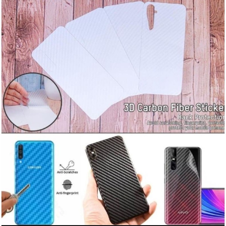 GARSKIN ANTI GORES BELAKANG SKIN CARBON INFINIX HOT 8 HOT 9 HOT 9 PLAY HOT 10 10 PLAY NOTE 7 NOTE 8 NOTE 10 PRO SMART 6 HOT 11 HOT 11S 12 12I 12 PLAY NFC NOTE 11 NFC NOTE 11S NOTE 11 PRO HOT 12 PRO NOTE 12I NOTE 30 PRO HOT 30 PLAY