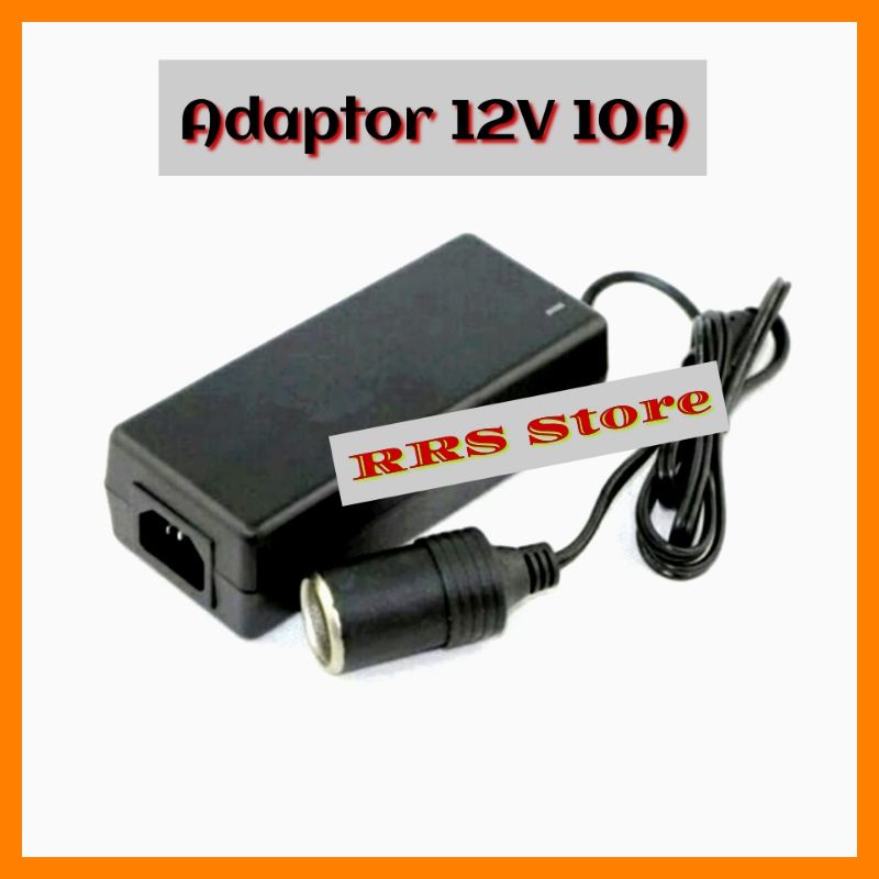 Adaptor Lighter Converter Konverter 220V AC To 12V DC Lighter 10A buat vacum mobil mesin poles mobil pompa ban mobil