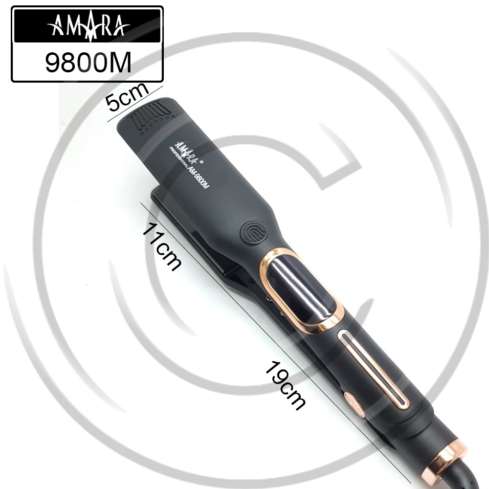 New Arrival 2021 ! AMARA TOURMALINE CERAMIC BLACK IONIC TIPE AM-9800M