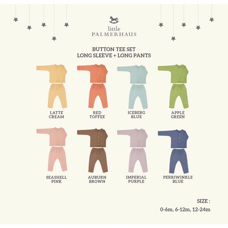 Little Palmerhaus Button Tee Long Sleeve seri Terbaru