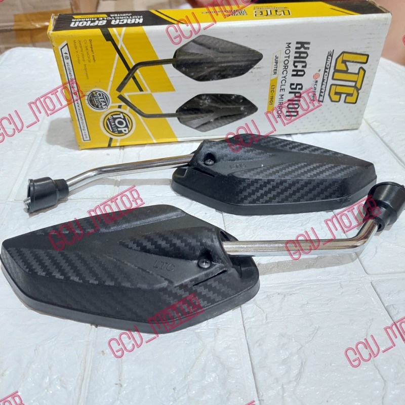 SPION STANDAR YAMAHA MODEL JUPITER Z CARBON DOFF TANGKAI CHROME UNIVERSAL NMAX AEROX LEXI VIXION JUPITER VEGA MIO FINO XEON XRIDE DLL