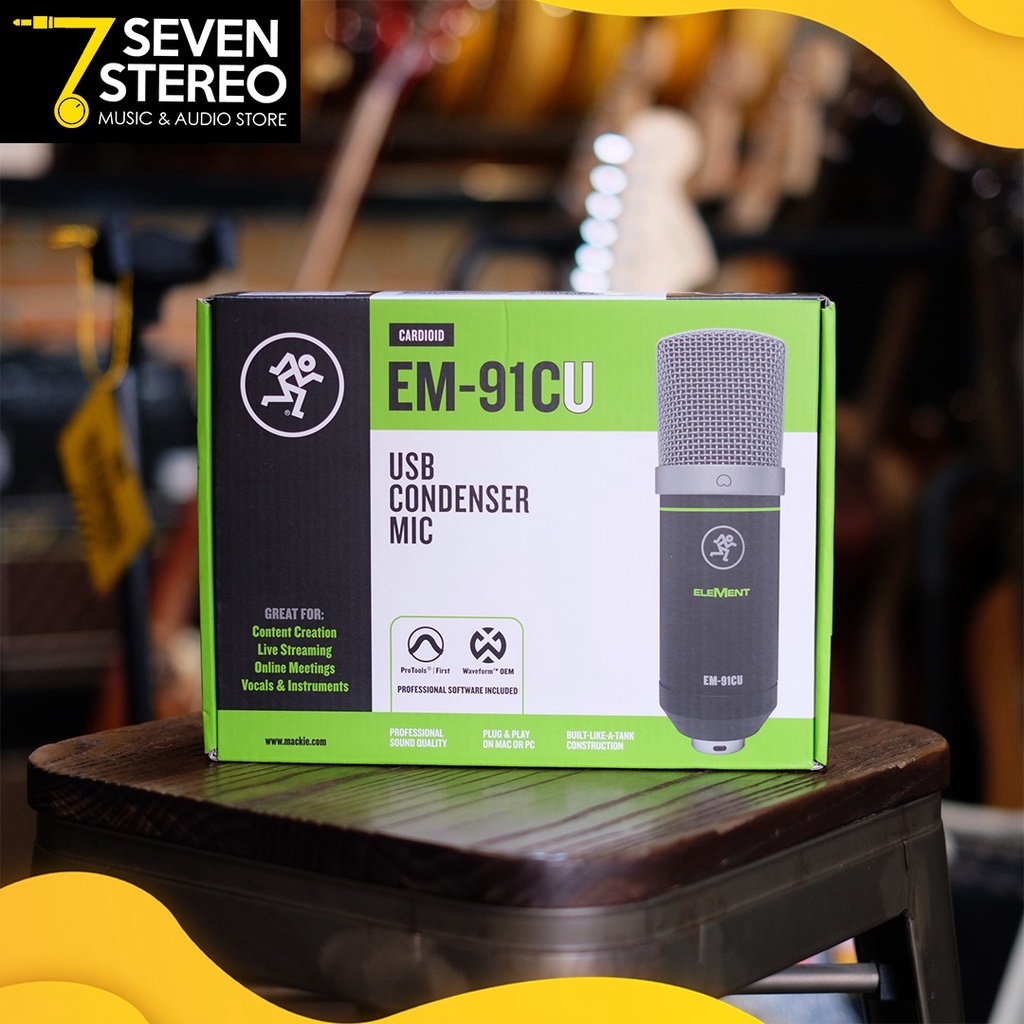 Mackie EM91CU EM-91CU Mic Condenser USB Microphone Recording