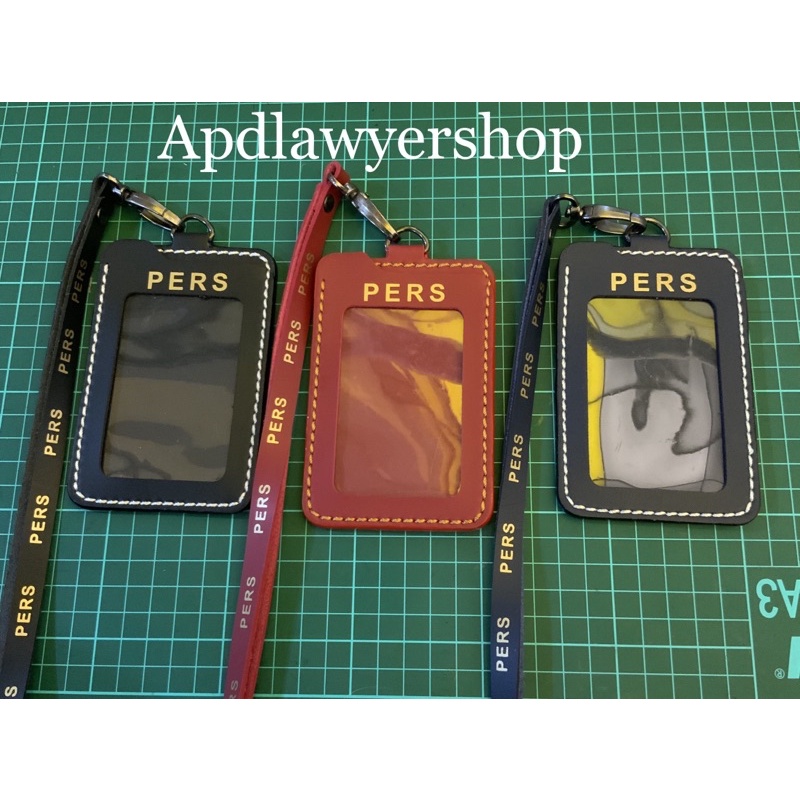 NAME TAG ID CARD KULIT PERS PREMIUM ORIGINAL