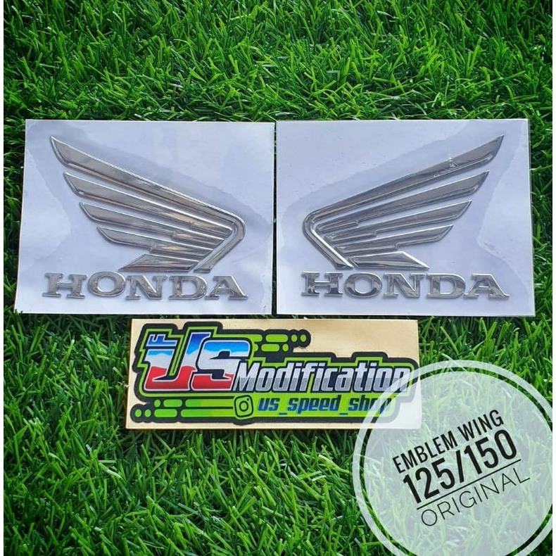 Jual Emblem Honda Wing Vario Original Sepasang Kanan Kiri Shopee Indonesia