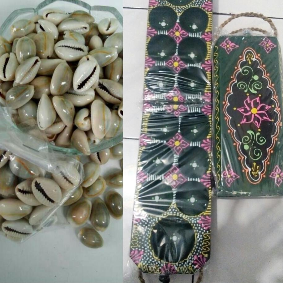 

C14WW. ini .Dakon Kayu Lukis Lipat+Biji...!!