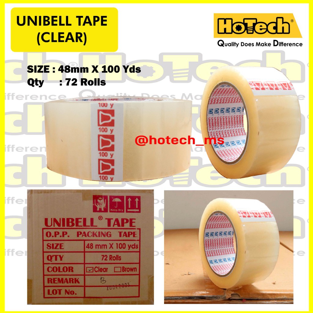 

LAKBAN BENING SUPER MURAH BENING PROMOOO!!(48MM X 100YARS FULL)/6 ROLL | Lakban Bening 100yars