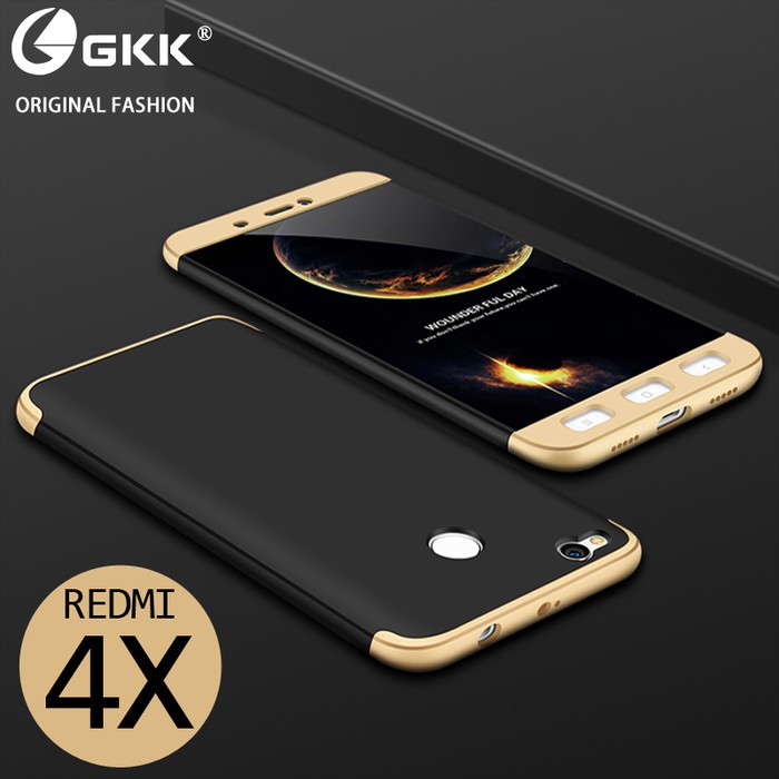 Case 360 GKK Original Xiaomi Redmi 4X / 4X Prime Hardcase Casing Cover