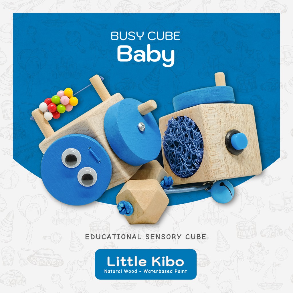 Littlekibo - Baby Cube - Blue