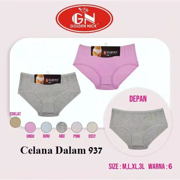 Celana Dalam Wanita Golden Nick GN 937  / CD Cewek Perempuan Golden Nick GN 937