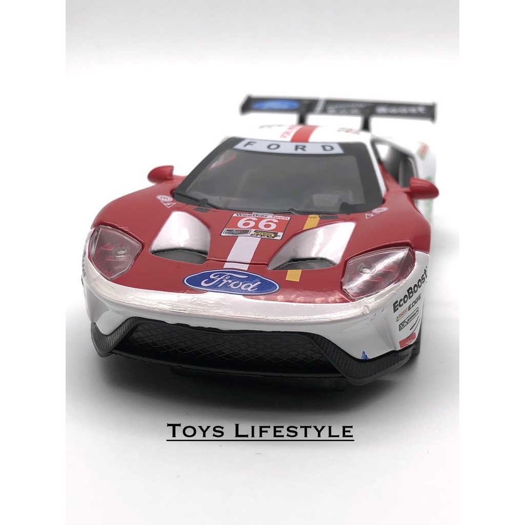 Mainan Mobil Diecast Ford GT V8 1:32 (Merah)