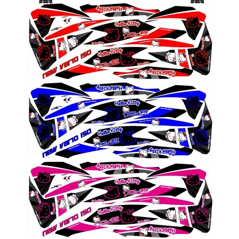 Striping Vario 150 / 125 All New 2018 2019 2020 2021 Variasi Sticker Motor Stiker Skotlet Scotlite