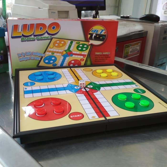 Papan Permainan Ludo Magnet