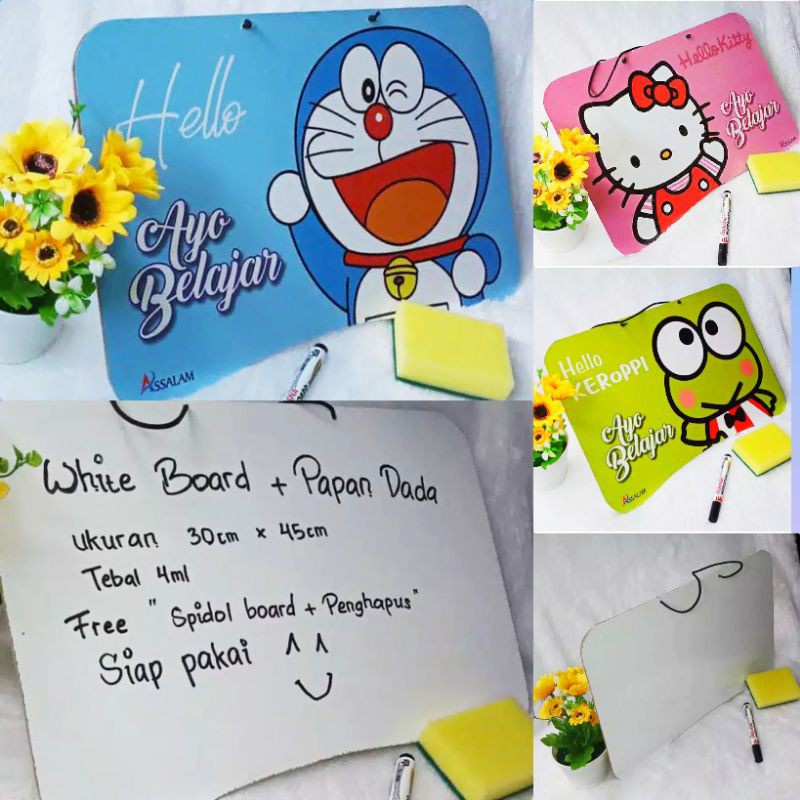 

PAPAN TULIS BERGAMBAR | ATK | BELAJAR DAN BERMAIN ANAK, FREE... SPIDOL & PENGHAPUS