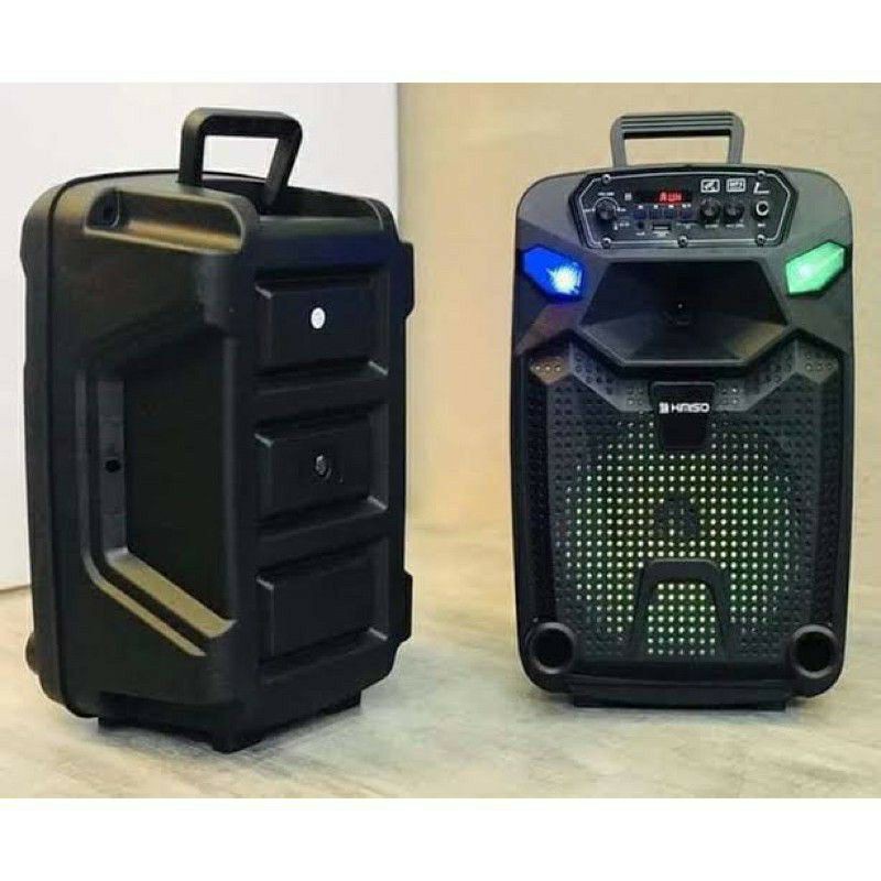 Promo Terbaru!!! Speaker Bluetooth Portable Karaoke / Radio FM Free Microphone Remot Kimso QS-4803 Extra Bass Berkualitas