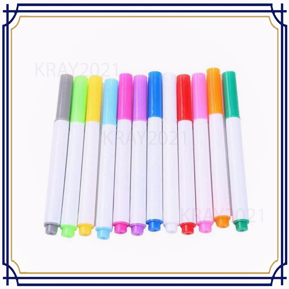 Kapur Liquid Chalk Erasable Pen Papan Tulis 12PCS AK145