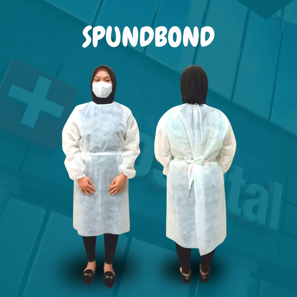 GOWN MEDIS / SURGCAL GOWN / GOWN APD Disposable Spundbond 35 GSM