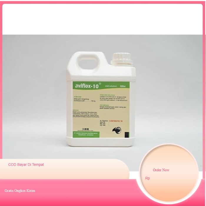 Antibiotik Unggas Aviflox - 1 Liter