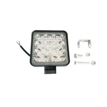 Lampu LED Sorot Tembak Worklight Mobil Motor 48 Watt 16 Titik Mata 48Watt Offroad 48W Spotlight W48