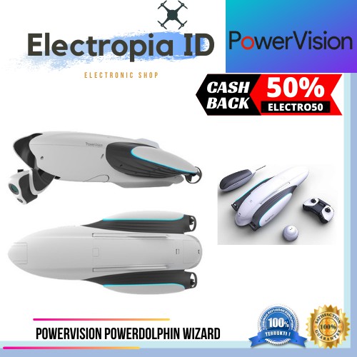 PowerVision PowerDolphin Wizard - Drone Air dan Laut 4K UHD