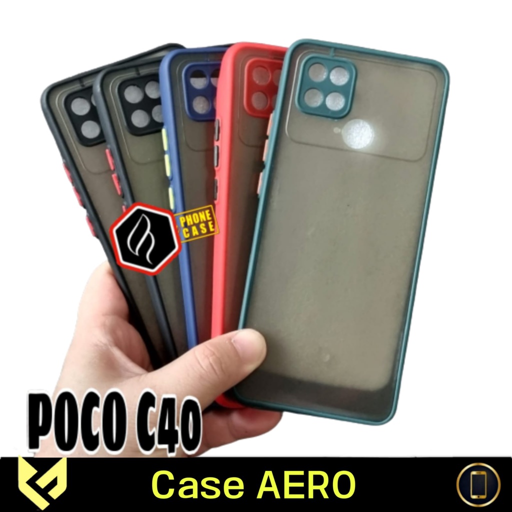 Case Xiaomi Poco C40 Case Dove Full Protec Camera | Case Aero My Choice Color Casing Poco C40