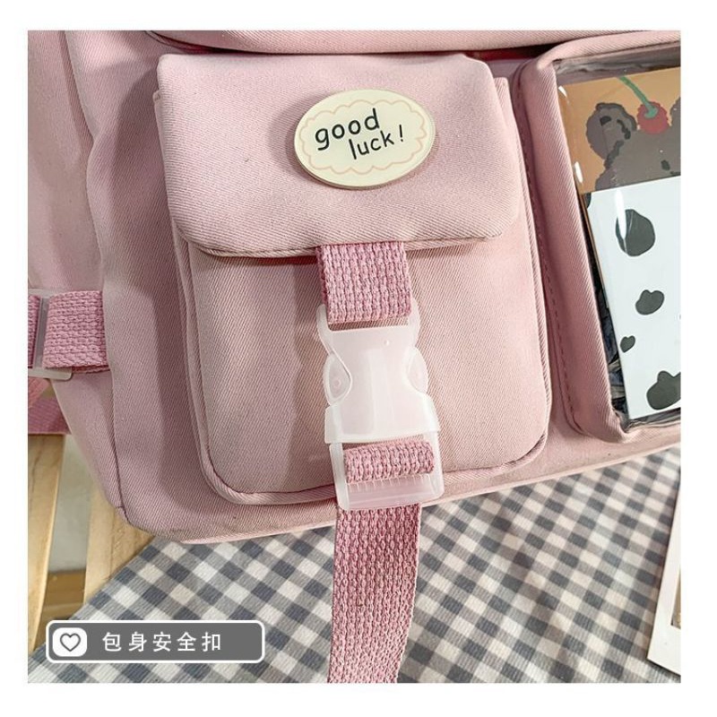 Tas Ransel Wanita Backpack Korea Import 33 + BONEKA