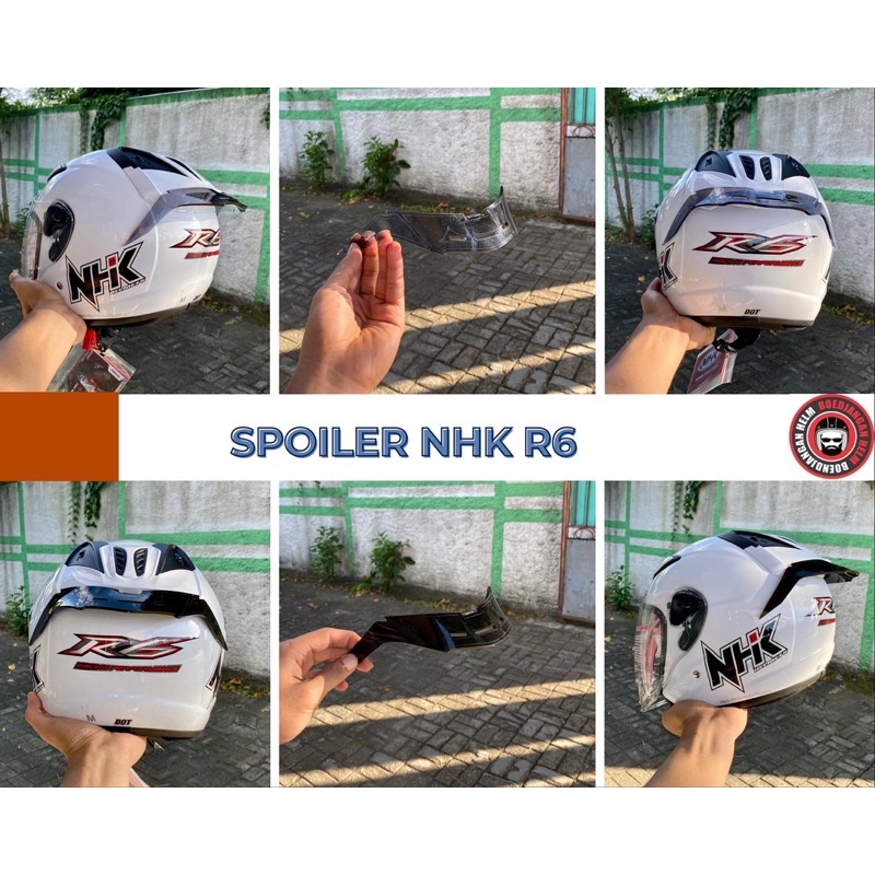 SPOILER HELM NHK R6 - NHK R6 SPOILER - SPOILER HELM