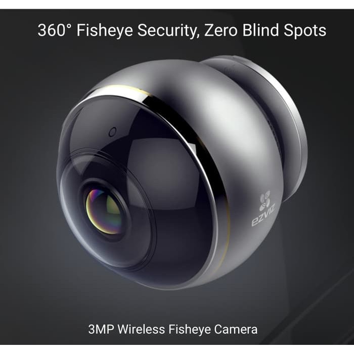EZVIZ C6P ez360 3MP Mini Pano Panoramic 360 View Fisheye CCTV IP Camera Indoor Wireless CCTV Wifi