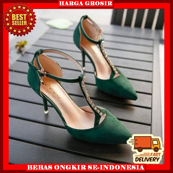 Sendal Haihil Sandal Haihils High Heels Pesta Wanita Import Terbaru Ke Sandal High Heels Laser Hn02 