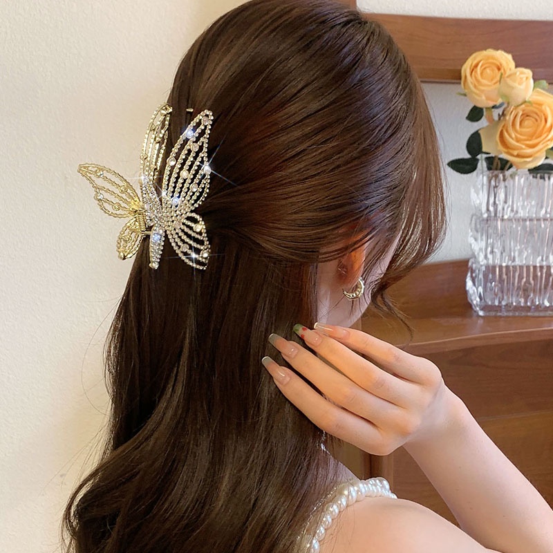 Jepit Rambut Model butterfly Gaya Korea Untuk Wanita