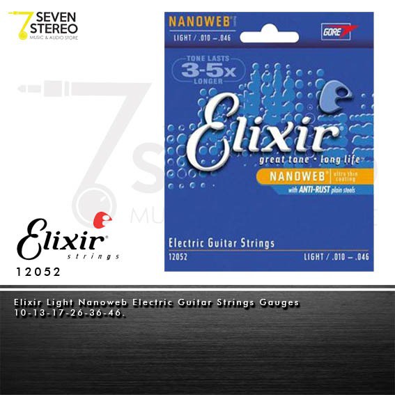 Elixir 12052 Nanoweb 10 - 46 Electric String