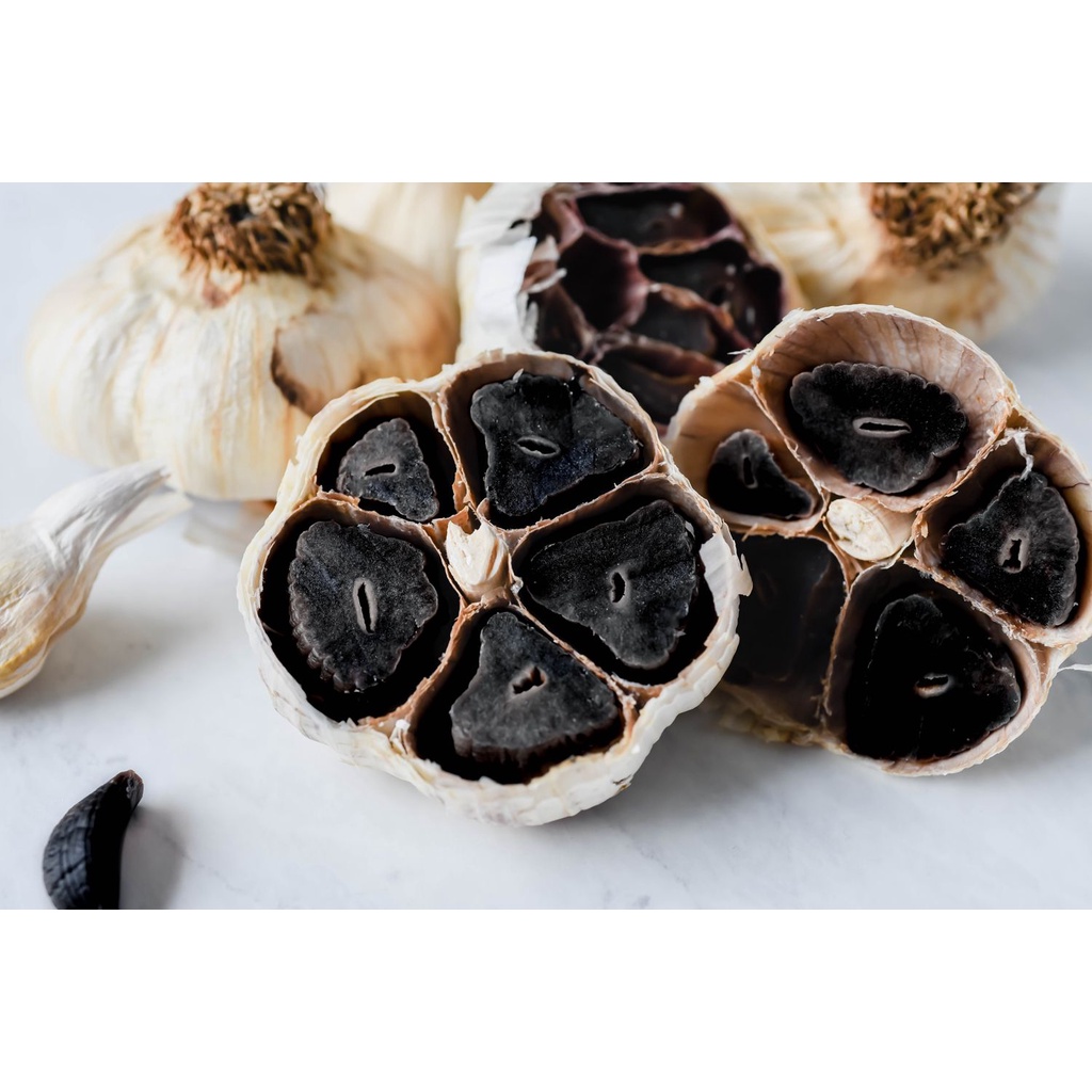 

Fermented Black Garlic Bawang Putih Hitam Chinese Cuisine Cooking Spice Gourmet Food Rempah