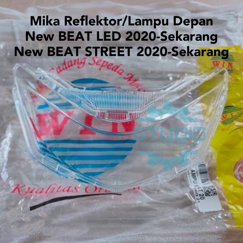 KACA LAMPU DEPAN / MIKA REFLEKTOR NEW BEAT LED Street Deluxe 2020 2021 2022